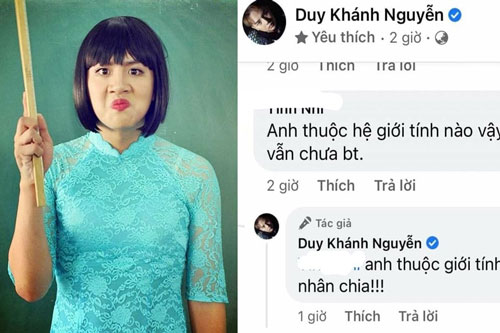 Duy Khánh phản pháo cực gắt khi bị hỏi về giới tính