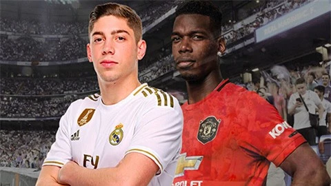 MU và Real có thể trao đổi Pogba lấy Valverde