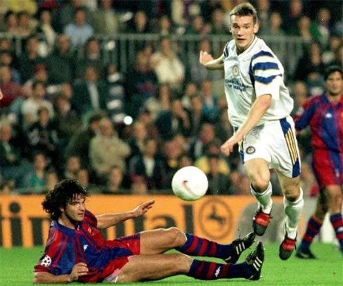 Shevchenko và Kiev đã có chiến thắng ấn tượng ngay tại Nou Camp