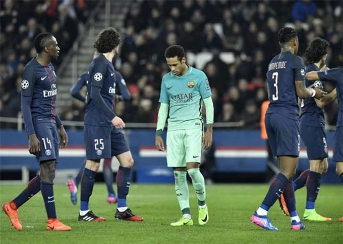 Neymar trước khi về PSG từng cùng Barca nhận thất bại trước đối thủ tới từ Paris