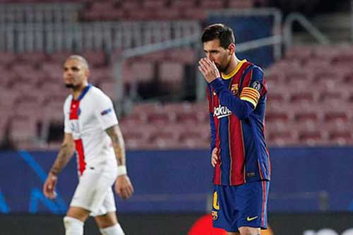 Thái độ thi đấu của Messi trước PSG bị lên án