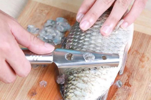 Mẹo cạo vảy cá dễ dàng không lo bị bắn bẩn
