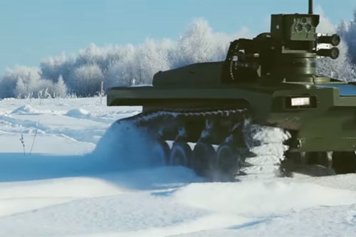 Robot Nga vận hành bằng khẩu lệnh, tự phối hợp với UAV