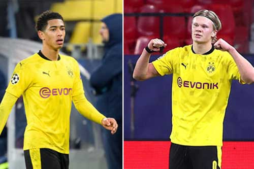 Haaland và Bellingham cùng lập kỷ lục sau màn ngược dòng của Dortmund