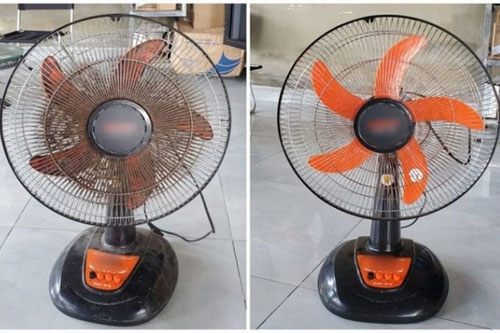 Mẹo làm sạch quạt điện cực nhanh và đơn giản