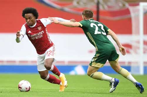 Gặp Benfica là cơ hội cuối để Willian ghi điểm với HLV Arteta?
