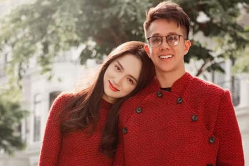 Phát hờn với loạt ảnh diện áo dài đôi của Hương Giang và Matt Liu