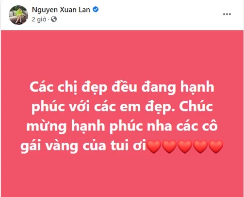 Lệ Quyên và dàn sao Việt chia sẻ cảm xúc khi Mỹ Tâm công khai hẹn hò Mai Tài Phến - Ảnh 2.