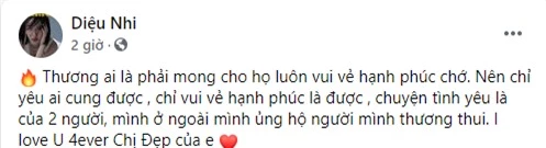 Lệ Quyên và dàn sao Việt chia sẻ cảm xúc khi Mỹ Tâm công khai hẹn hò Mai Tài Phến - Ảnh 5.