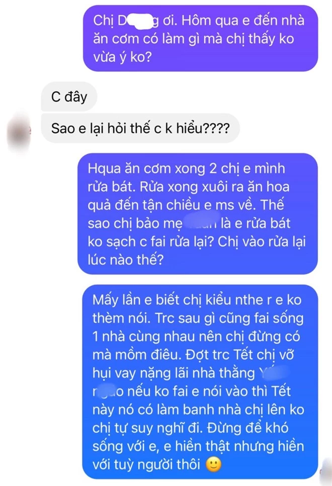 Phát hiện chị dâu tương lai chuyên đổ điêu, cô gái bắt trúng thóp, nhắn tin dằn mặt khiến chị ta im bặt - Ảnh 1.