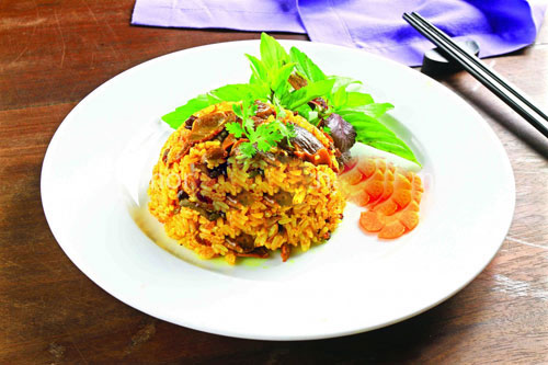 Làm món xôi lòng mề gà thơm ngon lạ miệng đãi cả nhà bữa sáng