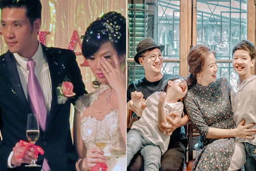 MC Đan Lê và Khải Anh kỷ niệm 10 năm ngày cưới, đạo diễn Khải Hưng chỉ nhắn một câu khiến con trai 'gật gù' đồng tình