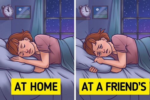 Điều gì xảy ra với cơ thể khi ngủ ở một nơi lạ?