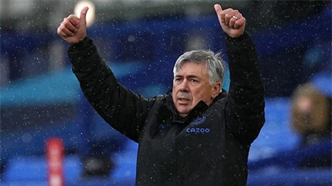 Ancelotti: 'Bây giờ là thời điểm thích hợp để Everton đánh bại Liverpool'