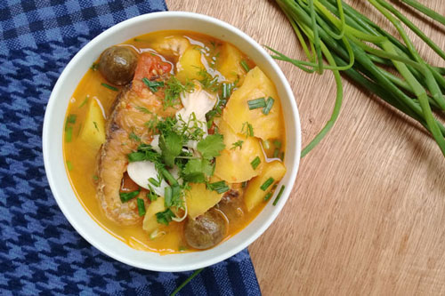 Cách nấu canh chua cá ngọt thanh đổi vị bữa cơm chiều
