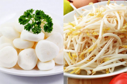 Trị nám chỉ bằng cách dùng giá đỗ