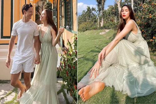 Đăng ảnh đi du lịch đầu năm cùng Kim Lý, Hồ Ngọc Hà bị soi vì photoshop quá đà