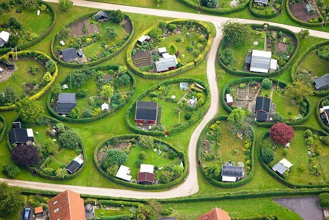 Những khu vườn hình bầu dục độc đáo ở Copenhagen