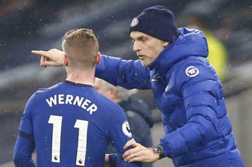 Werner khó thích nghi với cường độ và lối đá mạnh bạo của Premier League