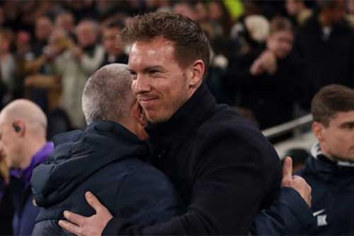 Tottenham 'chấm' Nagelsmann nếu sa thải Mourinho