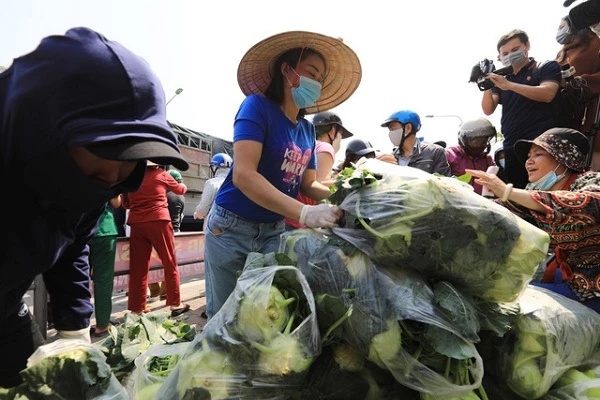 Khó khăn nhất hiện nay của Hải Dương không phải là các thương nhân không về mua, mà do xe hàng không vận chuyển được qua các chốt của một vài địa phương, đặc biệt là Hải Phòng.