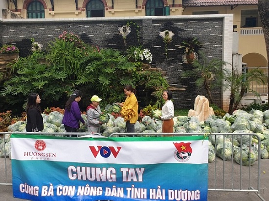 Tập đoàn Hương Sen chung tay hỗ trợ “giải cứu” nông sản Hải Dương 