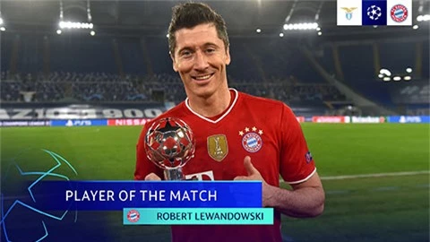 Lewandowski vươn lên Top 3 chân sút vĩ đại nhất lịch sử Champions League