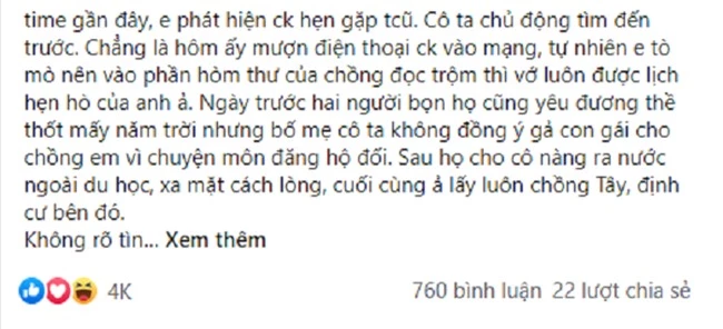 Biết tình cũ của chồng ỡm ờ thả thính “biết thế em đã không vậy”, vợ nhẹ nhàng ra tay trong chớp nhoáng mà khiến ả ngượng mặt rút lui - Ảnh 1.