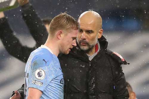 Man City giờ có thể tự tin khi vắng De Bruyne