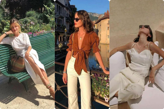 10 set đồ màu đỏ, mang may mắn có thể học hỏi các cô gái Pháp