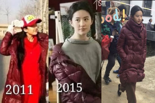 Sở hữu tài sản ngàn tỷ nhưng 'thánh tiết kiệm' Lưu Diệc Phi vẫn bị soi dùng chiếc áo phao cổ lỗ sĩ đến 10 năm