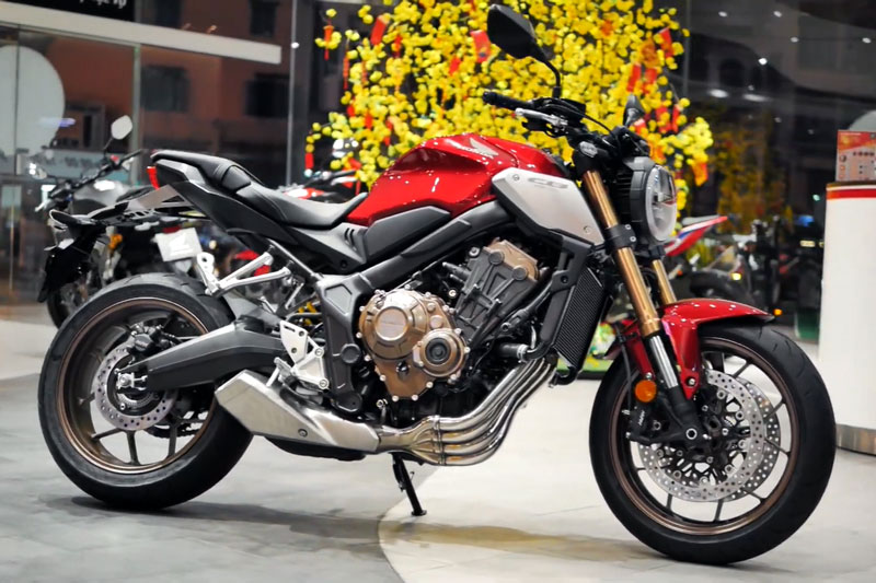 Cận cảnh Honda CB650R 2021 giá gần 246 triệu tại Việt Nam, ‘đấu’ với Kawasaki Z650 