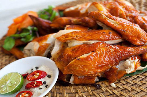 Gà nướng đãi khách cuối tuần ngon như ngoài tiệm