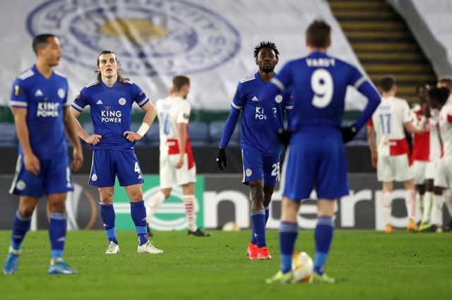 Thua sốc trước đội bóng 'dưới cơ', Leicester dừng bước ở Europa League