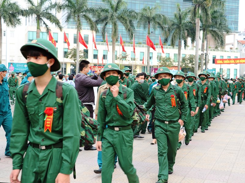 Chùm ảnh: Thanh niên cả nước lên đường, vì nghĩa vụ thiêng liêng với Tổ quốc