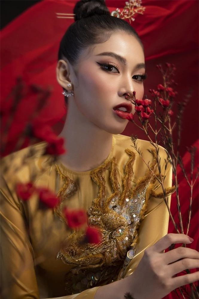 Hé lộ trang phục dân tộc của Á hậu Ngọc Thảo đem đến Miss Grand International 2020 - ảnh 5