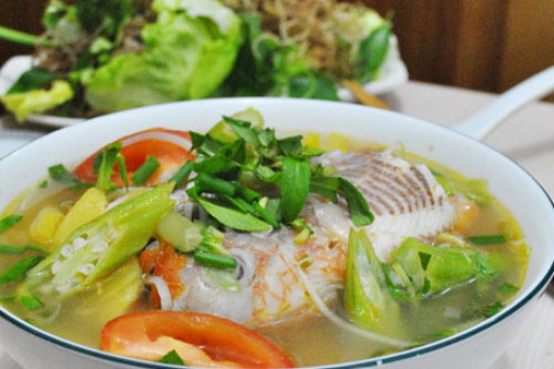 Canh cá diêu hồng nấu chua ai ăn cũng nghiện
