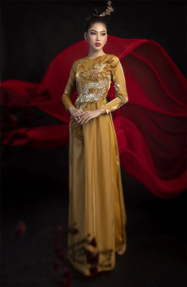 Gam màu vàng sang chảnh đích thị là màu 'phong thuỷ' của Á hậu Ngọc Thảo ở Miss Grand 2021 - ảnh 11