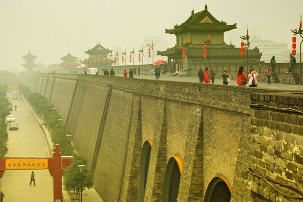 Ngắm thành cổ hơn 600 tuổi ở Tây An