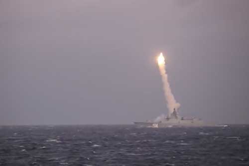 CLIP: Tên lửa hành trình siêu thanh Nga tiêu diệt mục tiêu cách xa 350 km