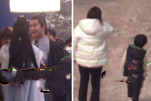 Angelababy một mình mang con trai đến phim trường giữa tin đồn hôn nhân với Huỳnh Hiểu Minh tan vỡ