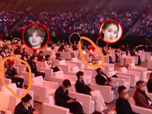 “Bơ nhau” tại Đêm hội Weibo nhưng Lộc Hàm lại bị bắt gặp đưa mắt nhìn lén Quan Hiểu Đồng