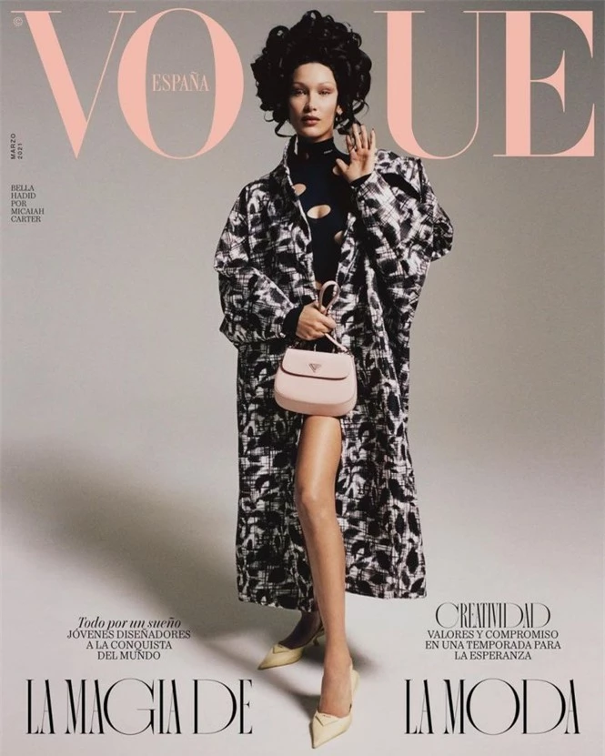 Bella Hadid nóng bỏng trên Vogue Tây Ban Nha - ảnh 1