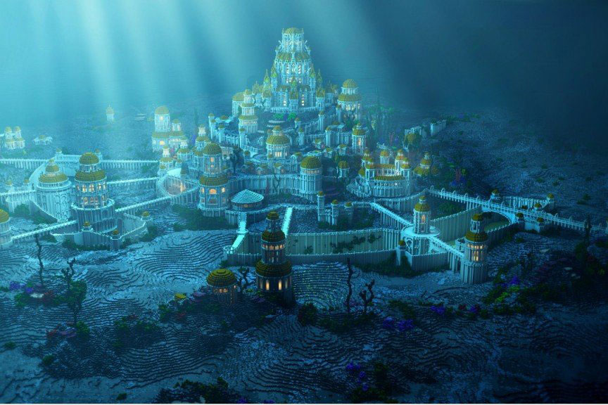 Huyền thoại về thành phố Atlantis mất tích dưới đáy biển