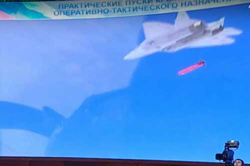 Su-57 thử thành công tên lửa siêu thanh từ khoang vũ khí