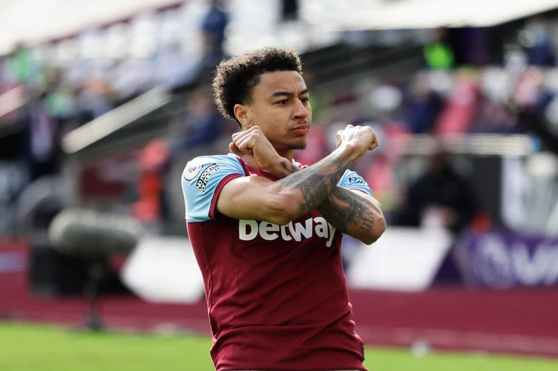 Lingard đang hồi sinh trong màu áo West Ham.