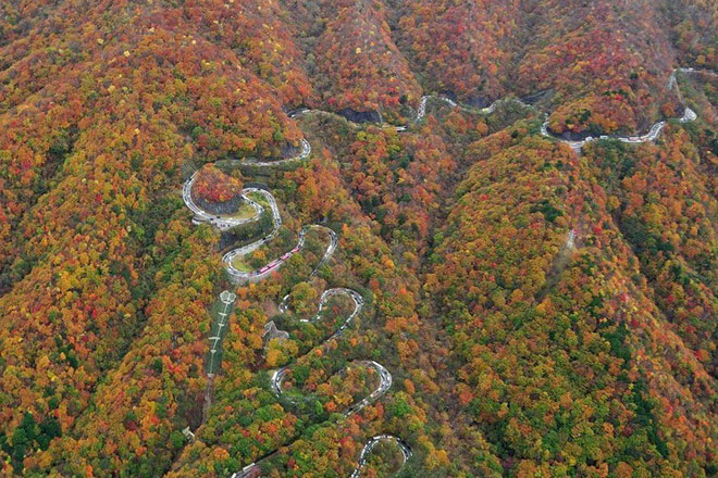 Cung đường uốn khúc như chữ cái cổ