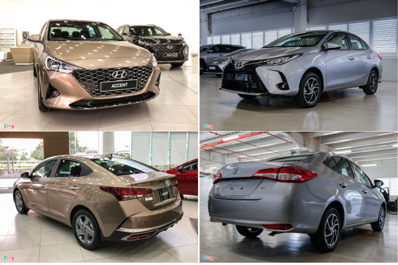 So sánh Hyundai Accent 1.4 AT Đặc biệt với Toyota Vios G CVT