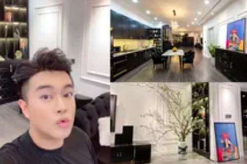 Cận cảnh căn hộ rộng 200 m2 của nam ca sĩ Minh Quân