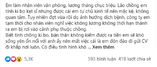 Đưa 1 triệu dặn vợ chi tiêu hết tháng, cô vui vẻ chấp thuận nhưng lẳng lặng ra &quot;đòn phản công&quot; phía sau khiến anh &quot;đứng tim&quot; tại chỗ - Ảnh 1.